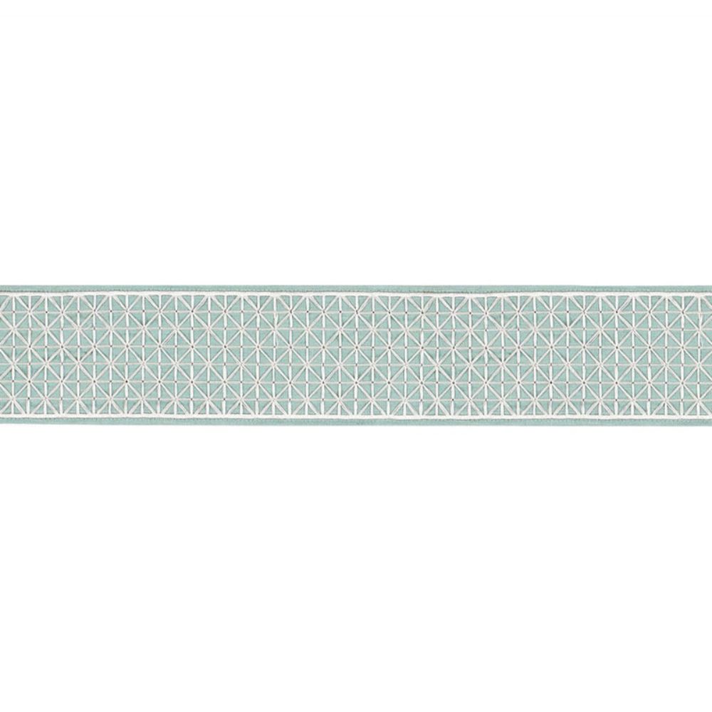 Schumacher 68641 Timothy-Corrigan Collection Directoire Tape Trim  in Teal