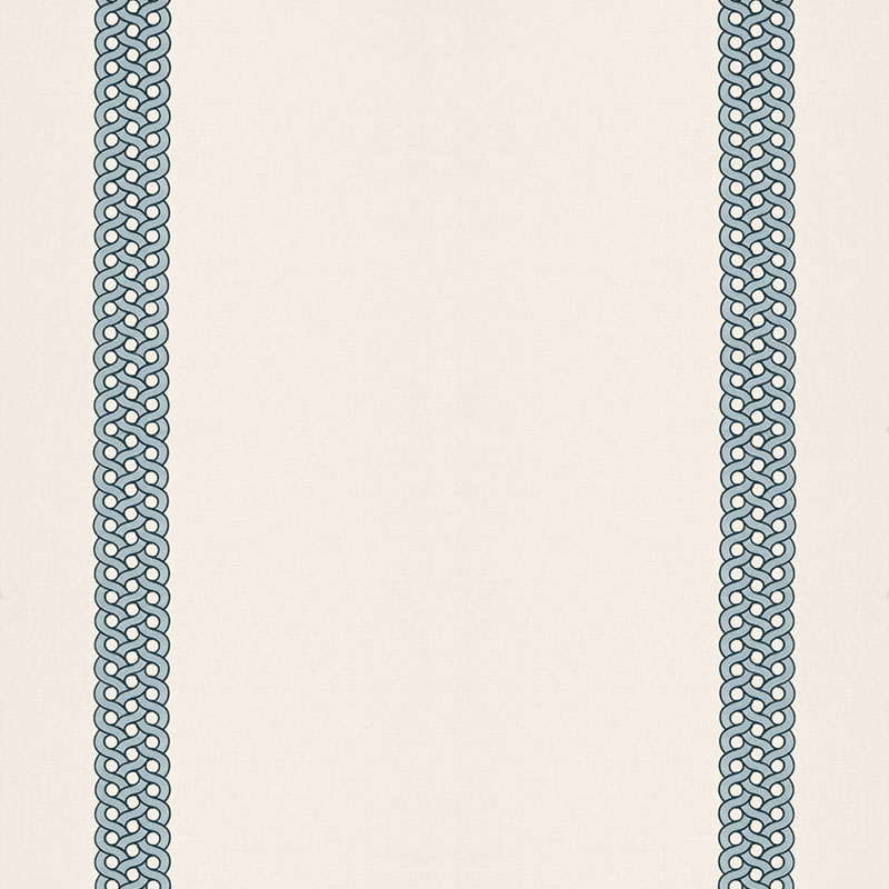 Schumacher 68770 Timothy-Corrigan Collection Mandeville Fabric  in Pacific