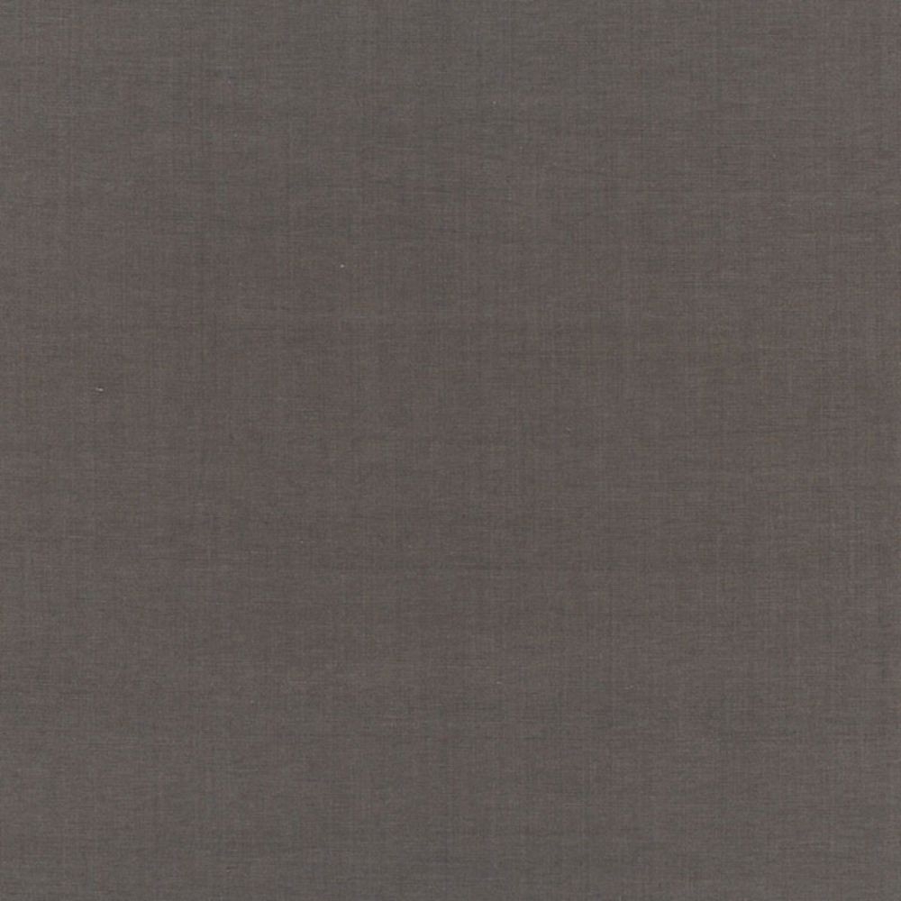 Schumacher 68788 Beckford Cotton Plain Fabric in Graphite