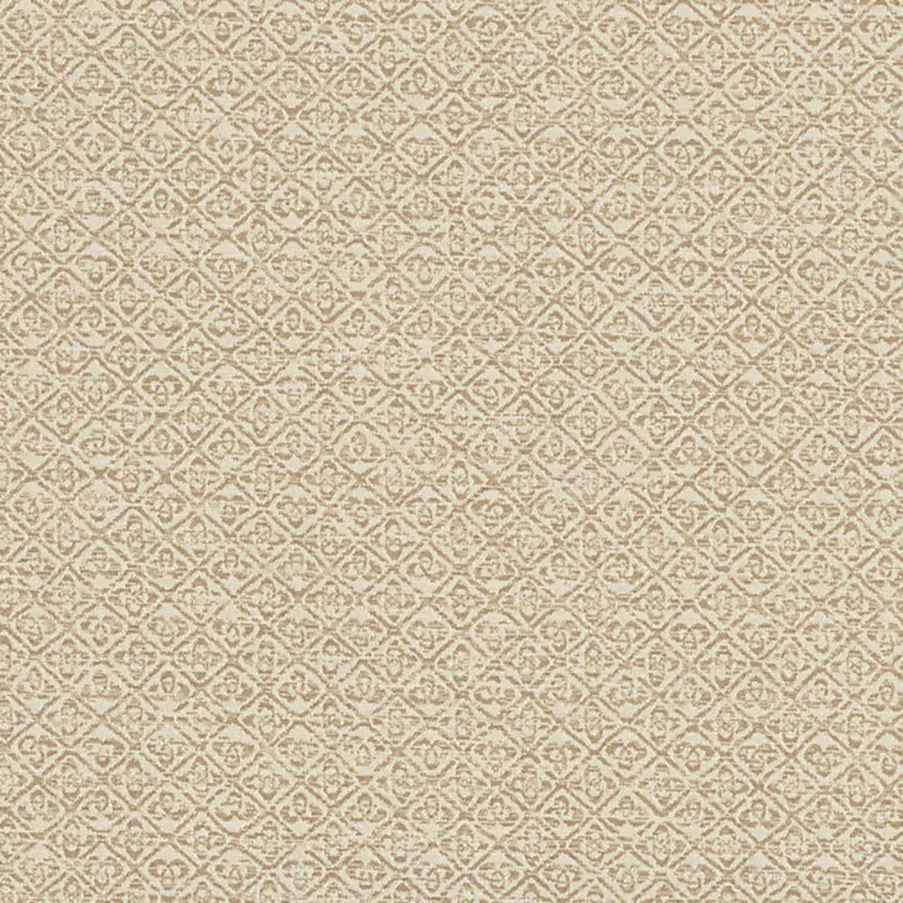 Schumacher 69022 Sarong Weave Indoor/outdoor Fabric in White Sand