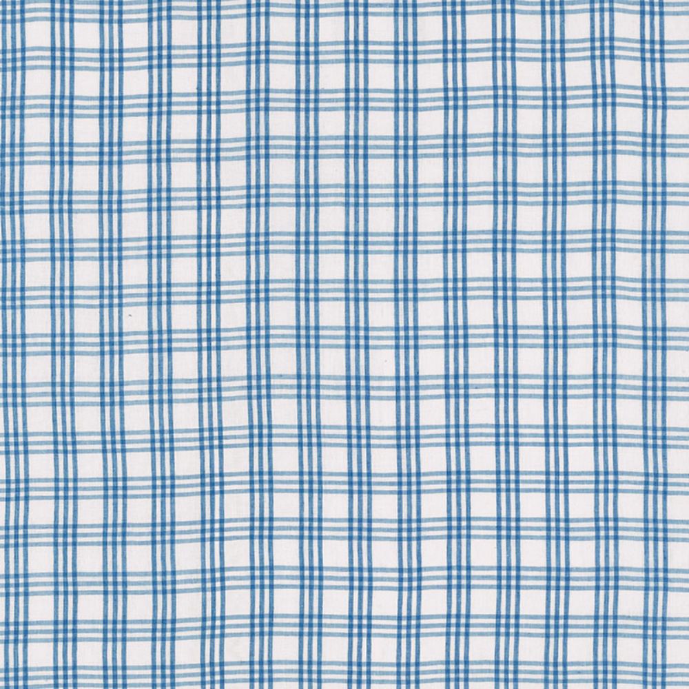 Schumacher 69153 Imogen Fabric in Bleu
