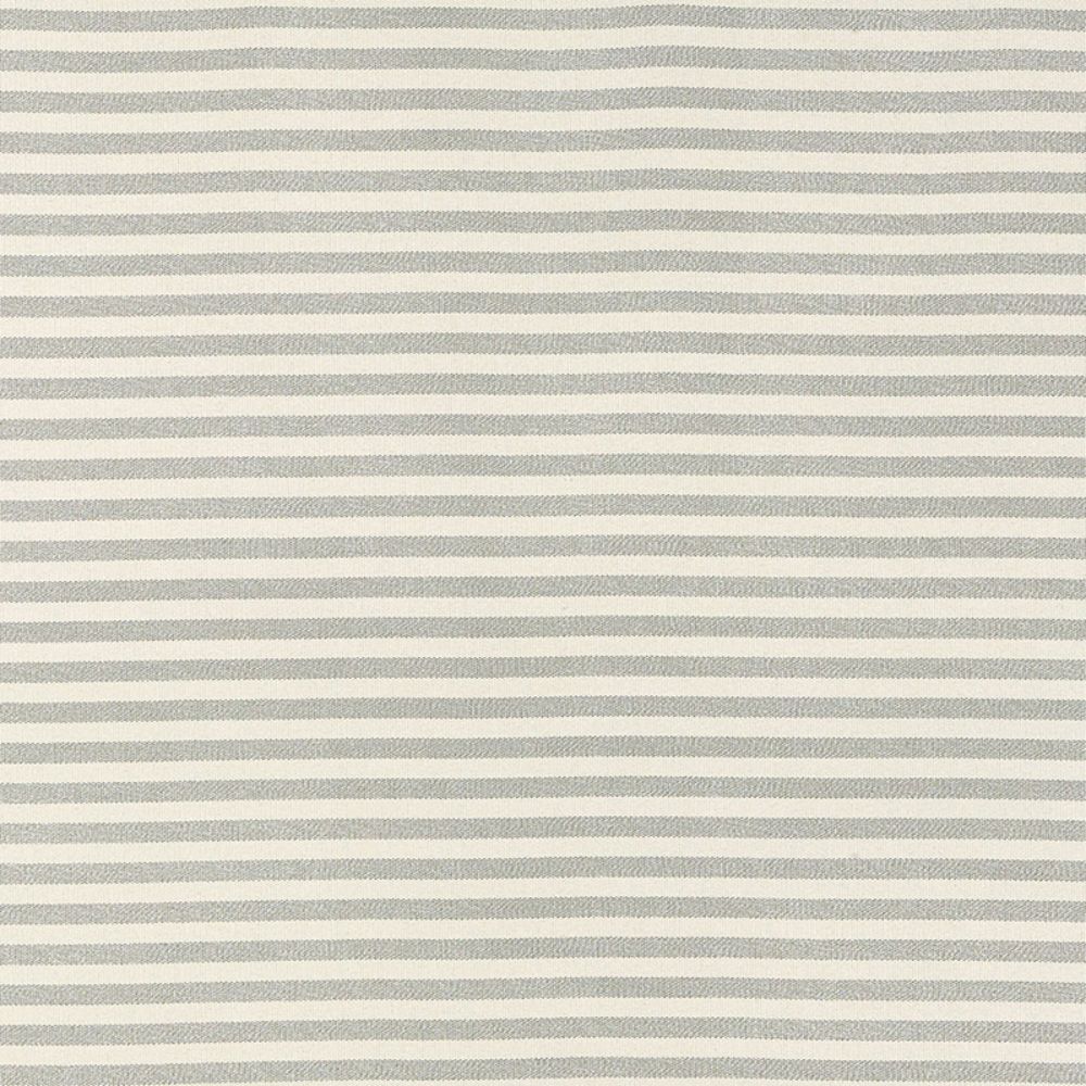 Schumacher 69242 Geoffrey Metallic Stripe Fabrics in Moonglow