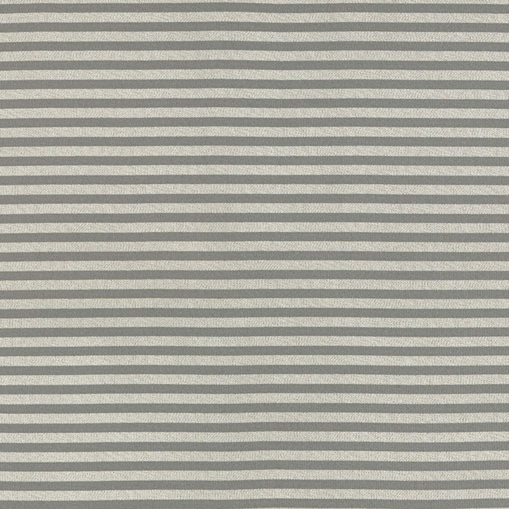 Schumacher 69243 Geoffrey Metallic Stripe Fabrics in Mercury
