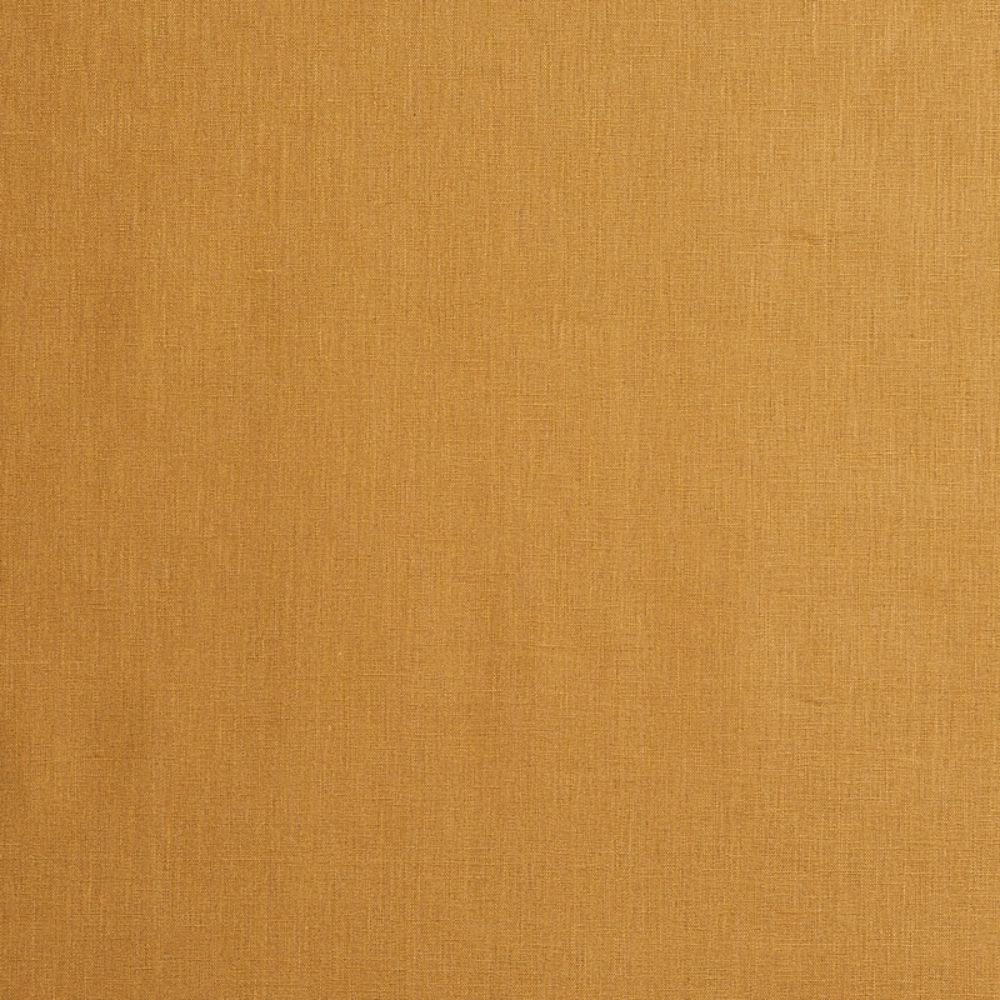 Schumacher 69368 Lange Glazed Linen Fabric in Caramel