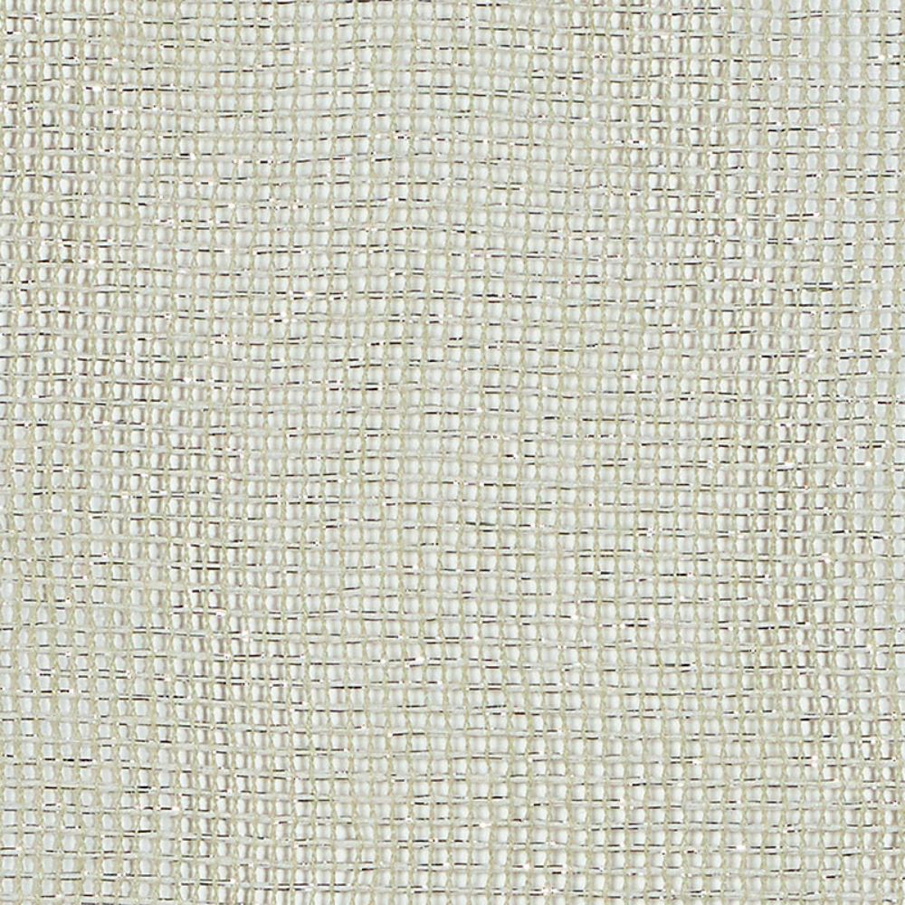 Schumacher 69671 Calvin Sheer Fabric in Mother Of Pearl