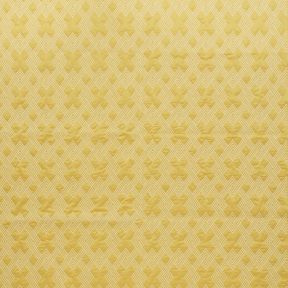 Schumacher 70140 Hix Fabric in Yellow