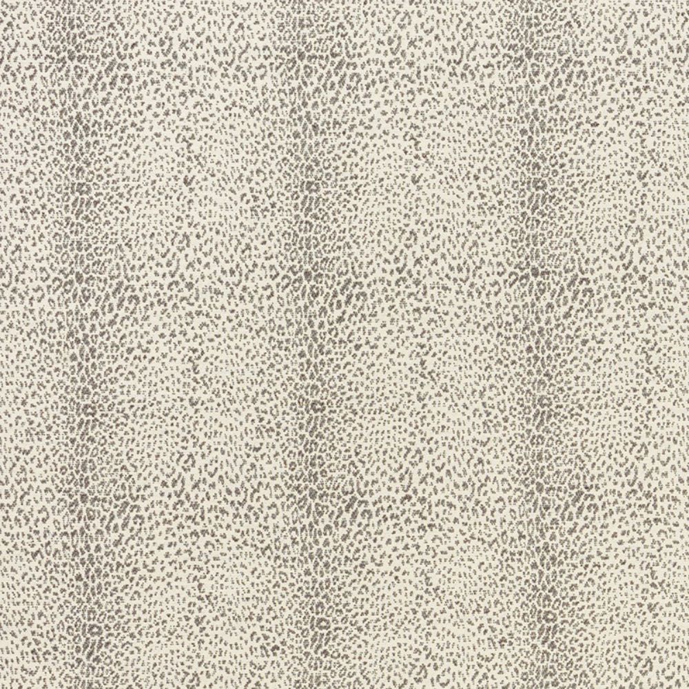 Schumacher 70830 Mini Leopard Fabric in Grey