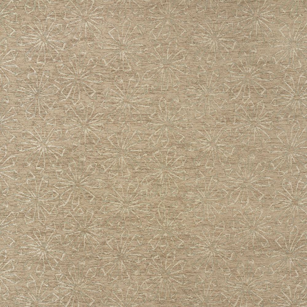 Schumacher 70861 Flower Chenille Fabric in Sandstone