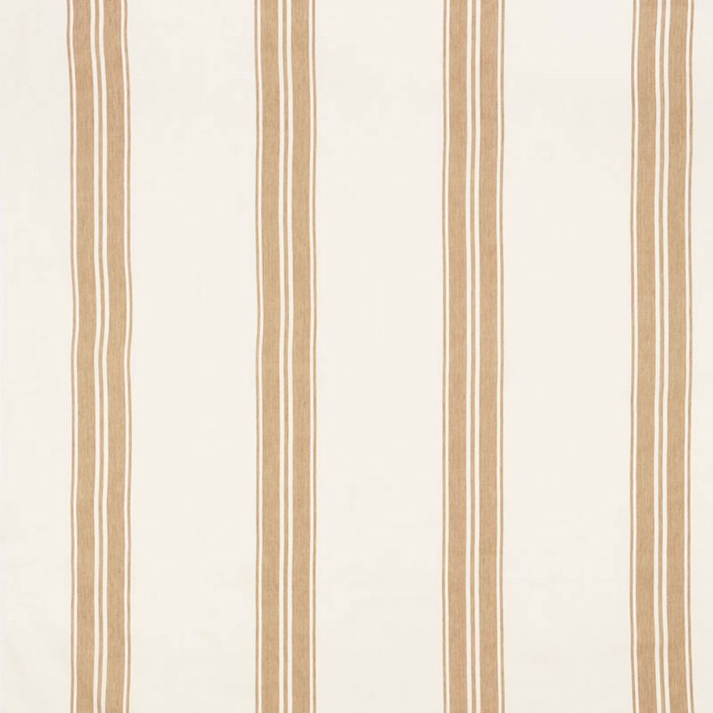 Schumacher 70870 Brentwood Stripe Fabric in Neutral