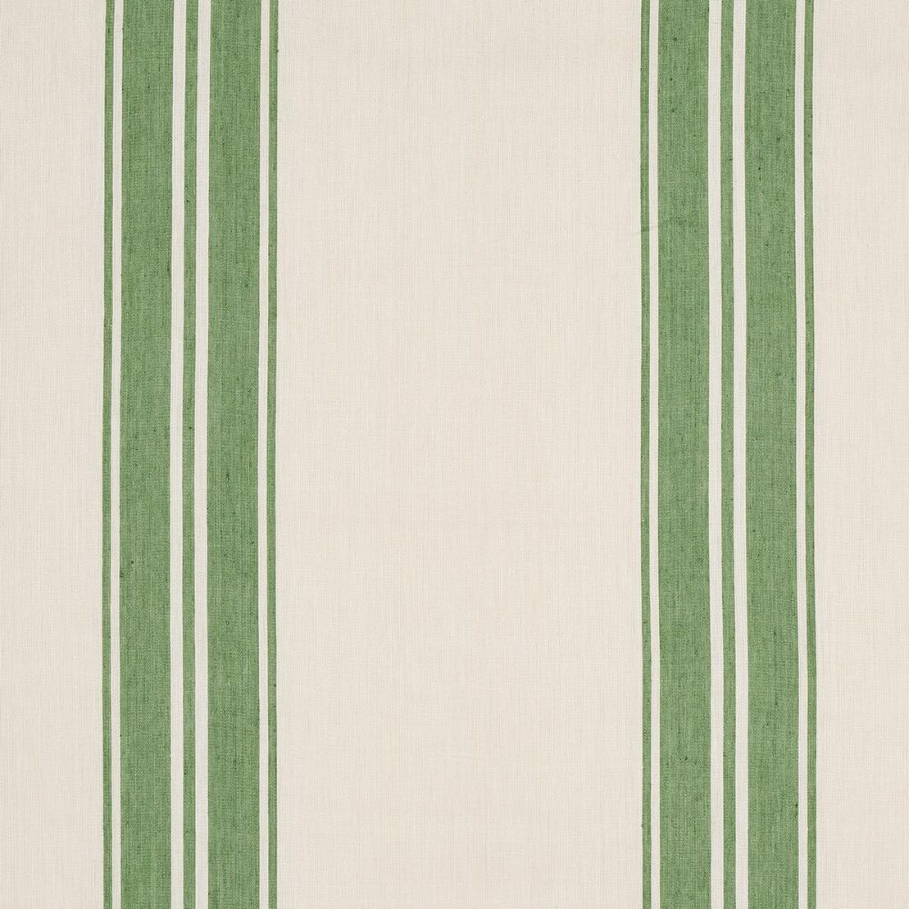 Schumacher 70873 Mark D. Sikes Brentwood Stripe Fabric in Leaf Green
