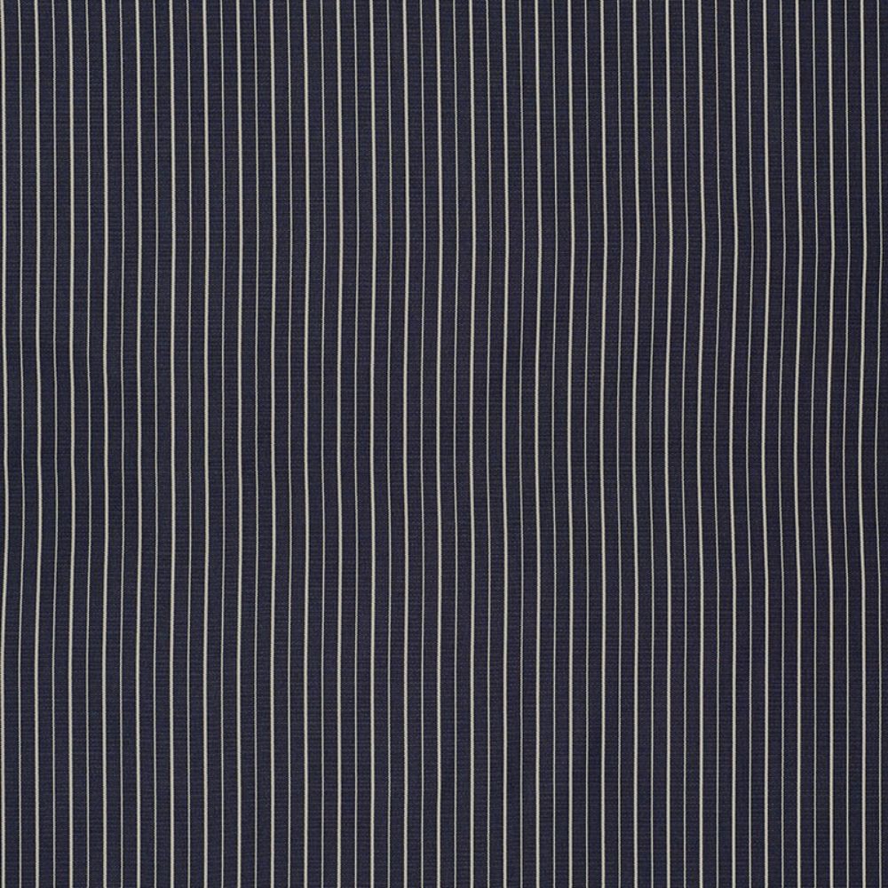 Schumacher 70890 Ostia Stripe Indoor/outdoor Fabric in Navy & Ivory