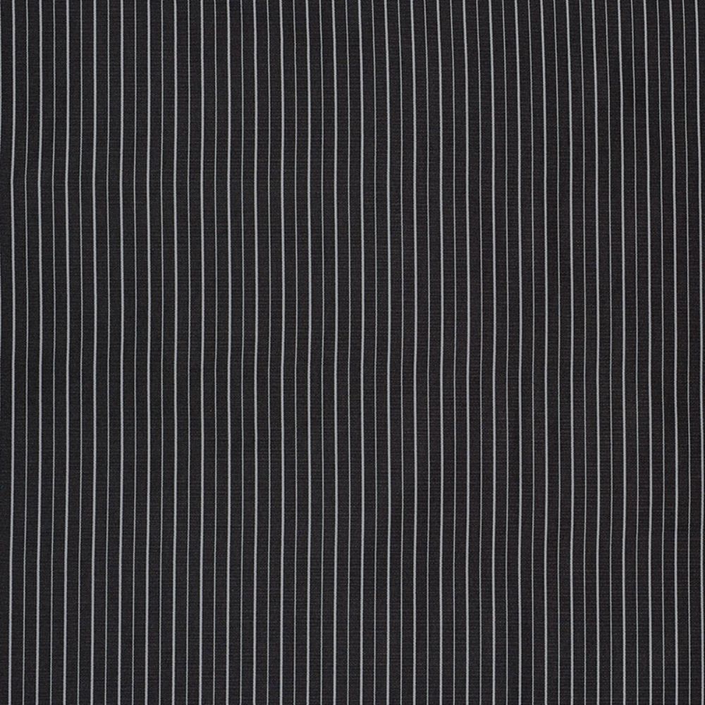 Schumacher 70891 Ostia Stripe Indoor/outdoor Fabric in Black & White