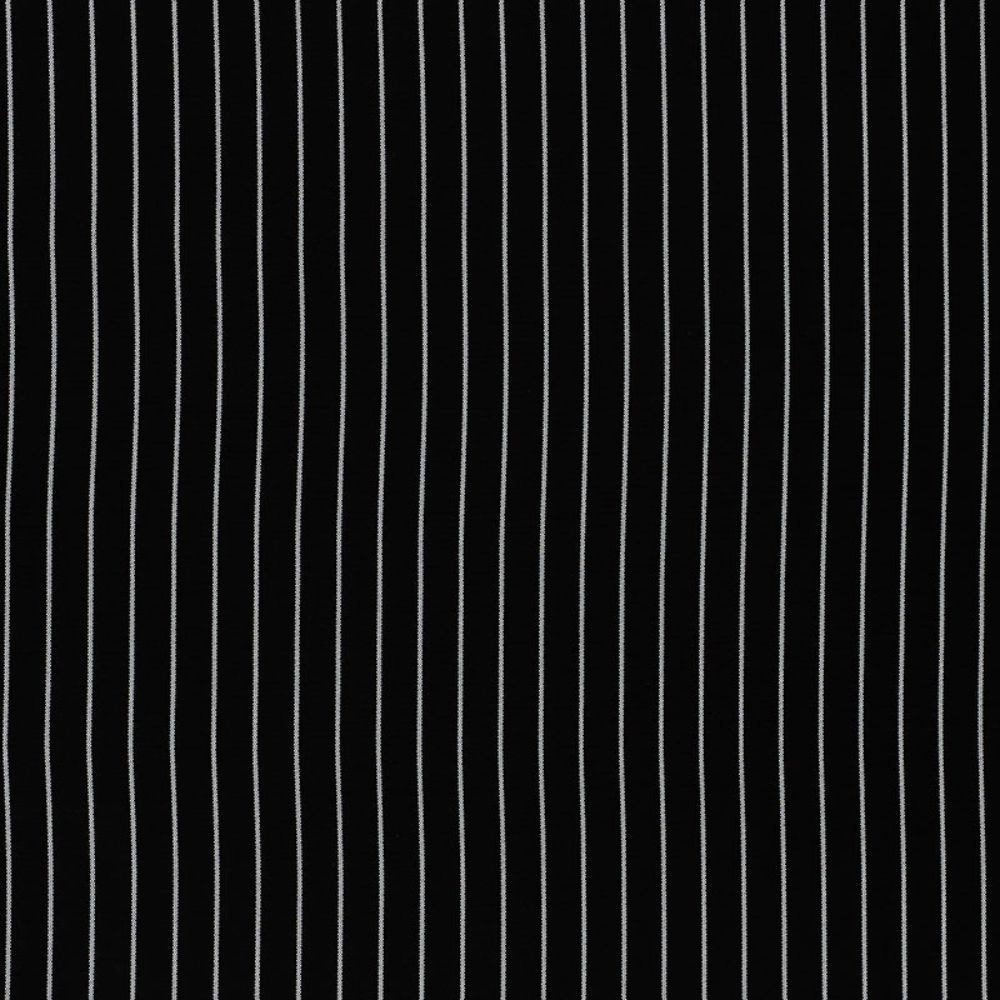Schumacher 70910 Positano Stripe Indoor/outdoor Fabric in Black & White
