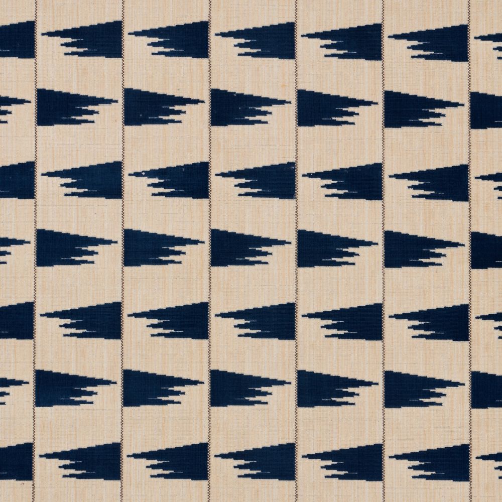 Schumacher 71225 Tutsi Fabrics in Blue