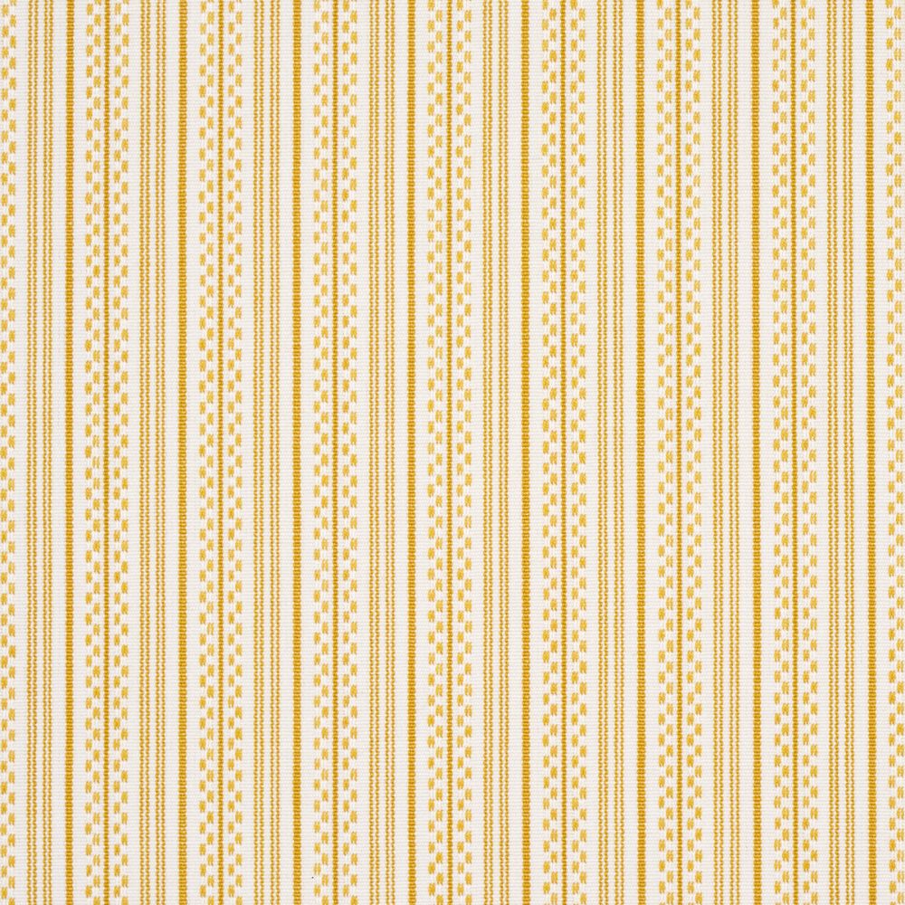Schumacher 71417 Jack Stripe Fabrics in Yellow