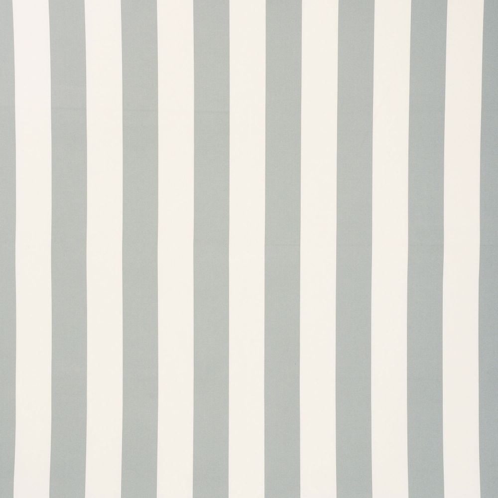 Schumacher 71753 Cabana Stripe Indoor/Outdoor Fabrics in Grey