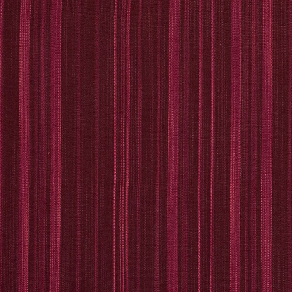 Schumacher 71881 Cajamarca Stripe Fabrics in Berry