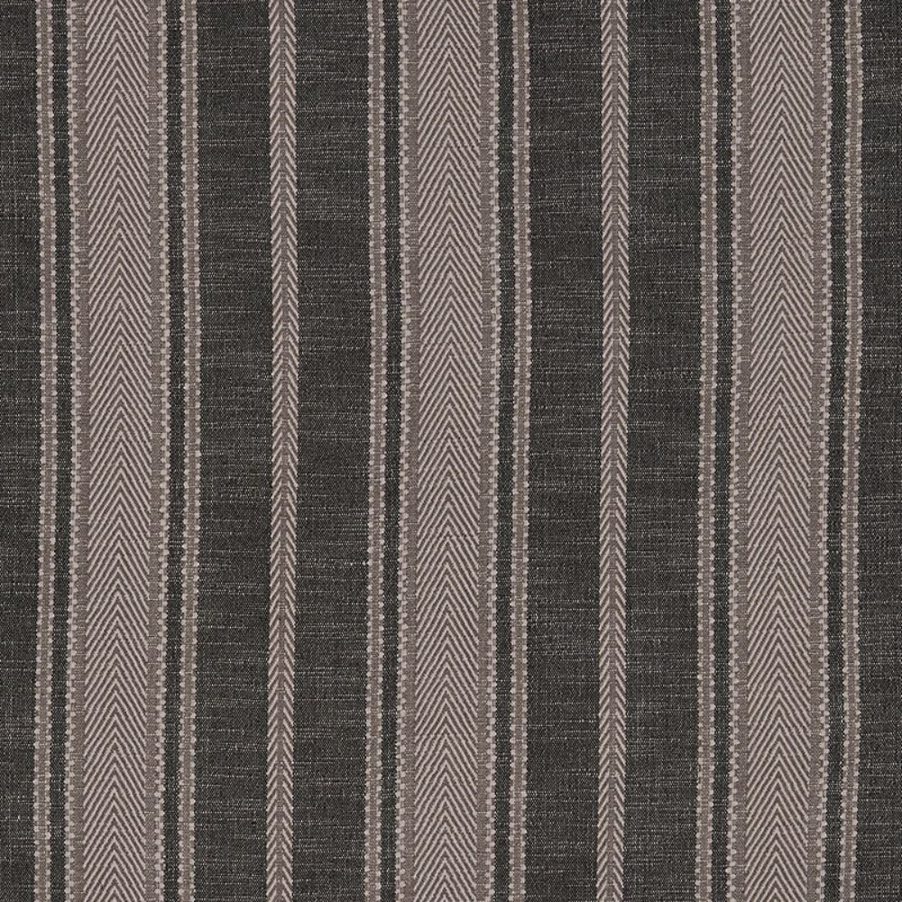 Schumacher 71912 Zina Stripe Fabrics in Charcoal
