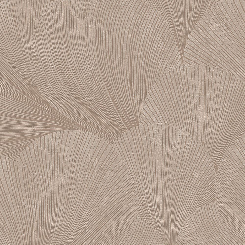 Schumacher 7261 Mirage Wallcoverings in Clay