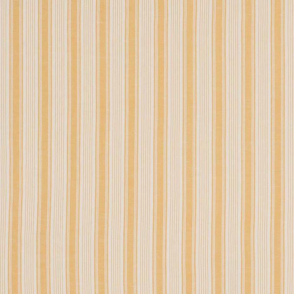 Schumacher 73006 Mark D. Sikes Ojai Stripe Fabric in Yellow