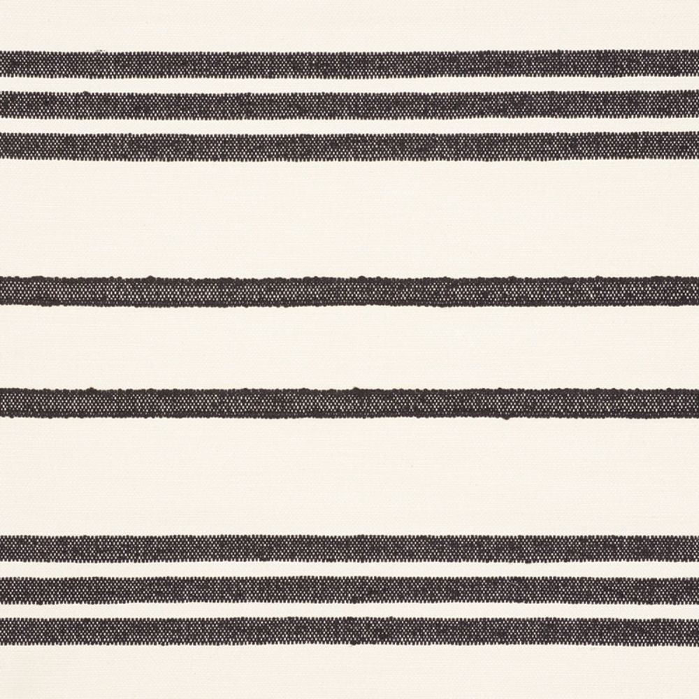 Schumacher 73290 Dune Stripe Fabric in Black