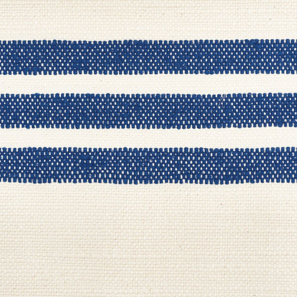 Schumacher 73291 Dune Stripe Fabric in Blue