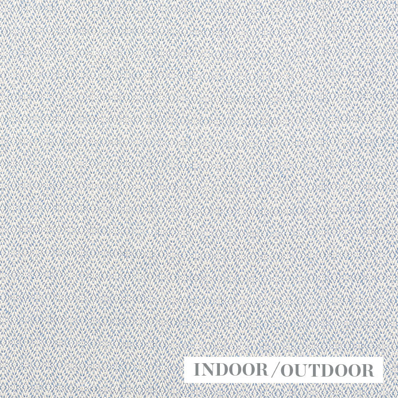 Schumacher 73843 Indooroutdoor-Linen Collection Diamond Weave Fabric  in Chambray