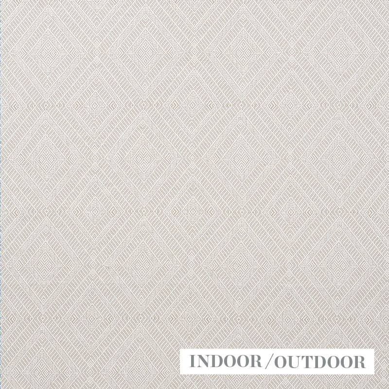 Schumacher 73861 Indooroutdoor-Linen Collection Geometric Weave Fabric  in Natural