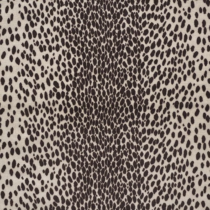 Schumacher 73910 Cut-Patterned-Velvets Collection Cheetah Velvet Fabric  in Java