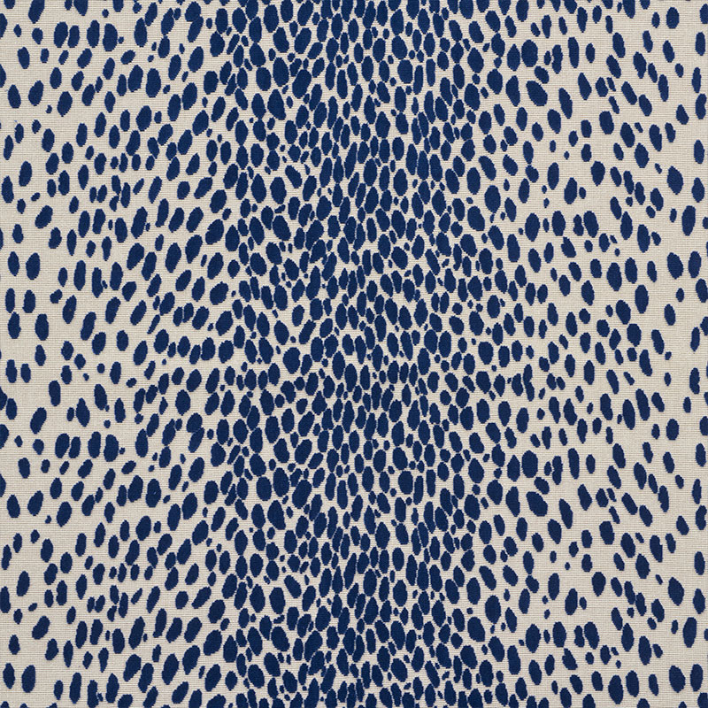 Schumacher 73912 Cut-Patterned-Velvets Collection Cheetah Velvet Fabric  in Ink