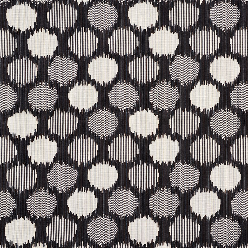 Schumacher 73920 Cut-Patterned-Velvets Collection Cirque Fabric  in Carbon