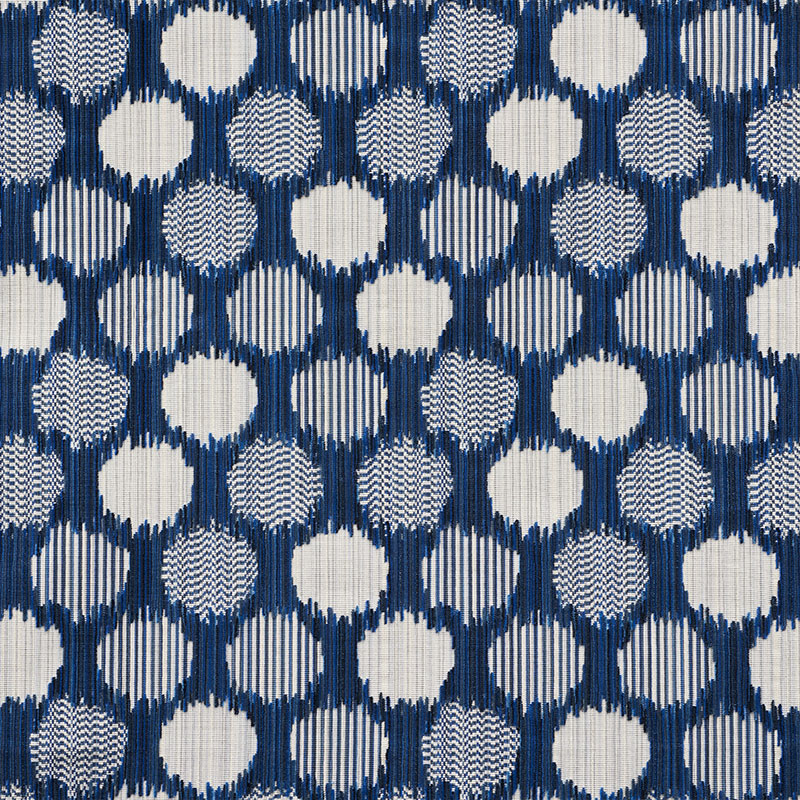 Schumacher 73921 Cut-Patterned-Velvets Collection Cirque Fabric  in Lapis