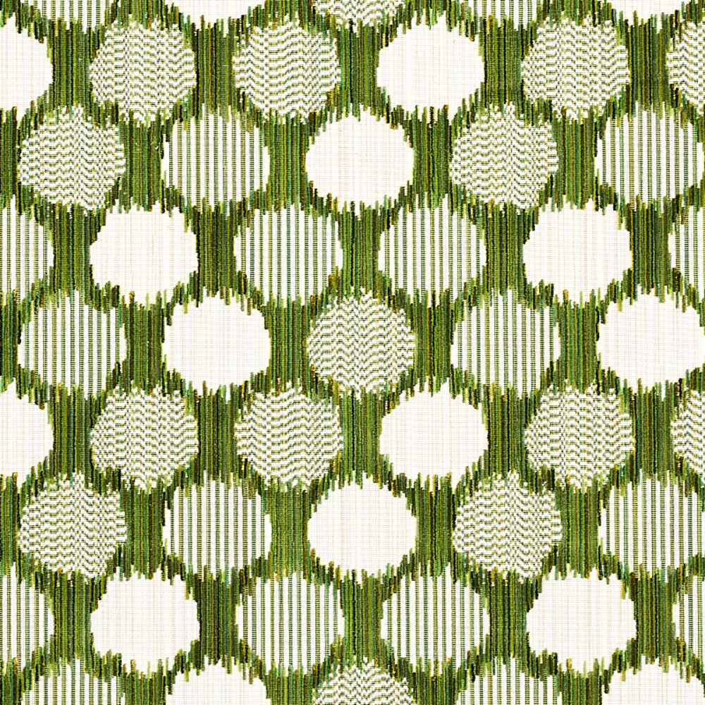 Schumacher 73922 Cirque Velvet Fabric in Green