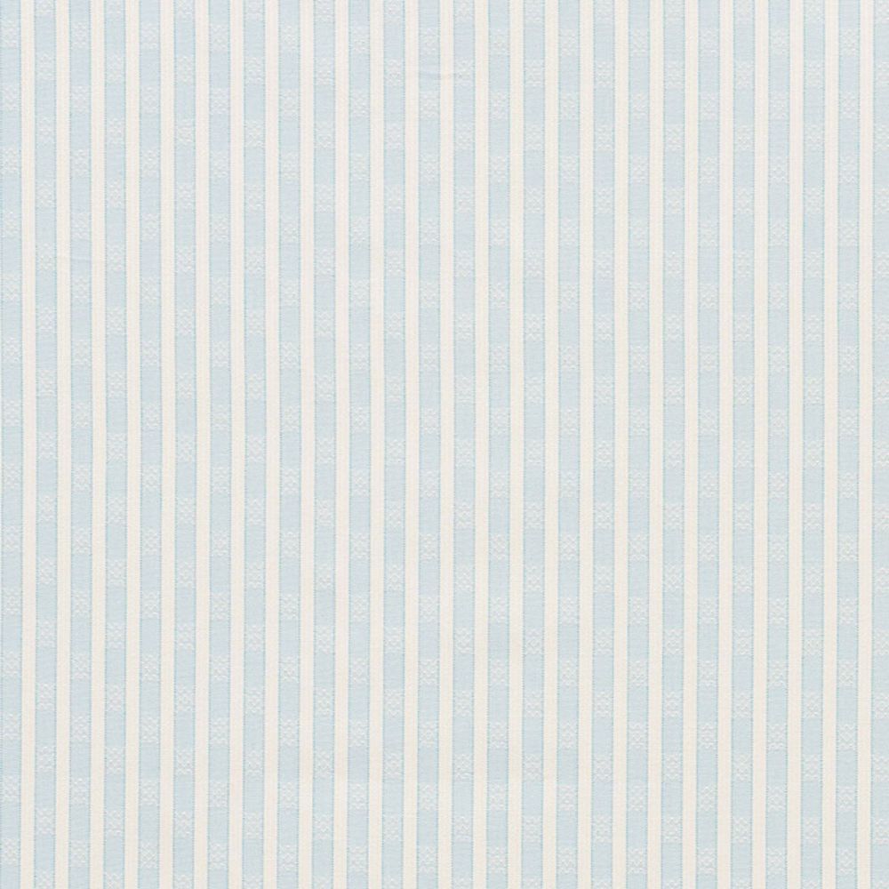 Schumacher 74211 Beverly Stripe Fabric in China Blue
