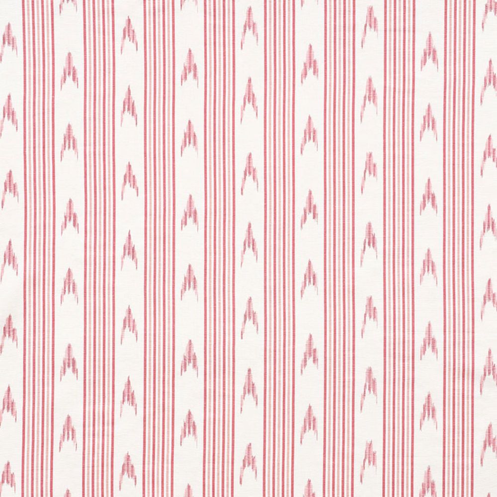 Schumacher 74221 Santa Barbara Ikat Fabric in Pink