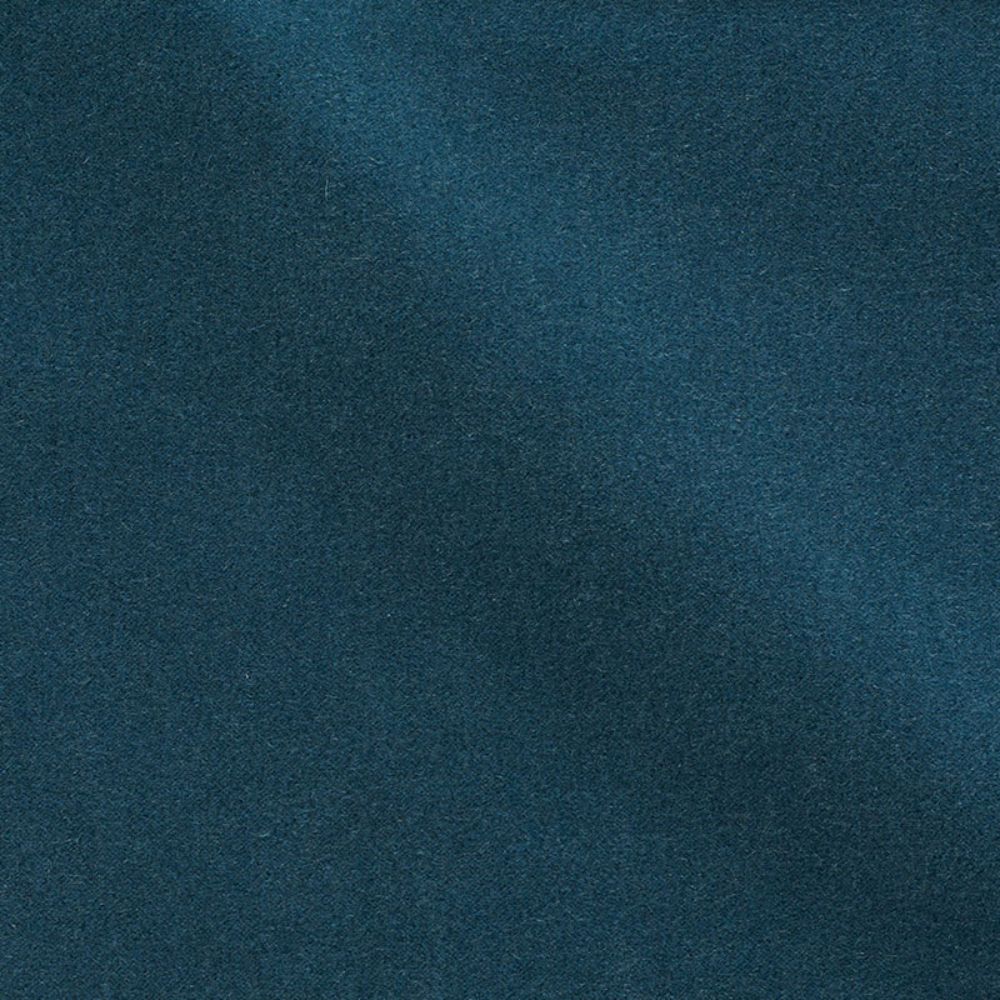Schumacher 74503 San Carlo Mohair Velvet Fabric in Peacock