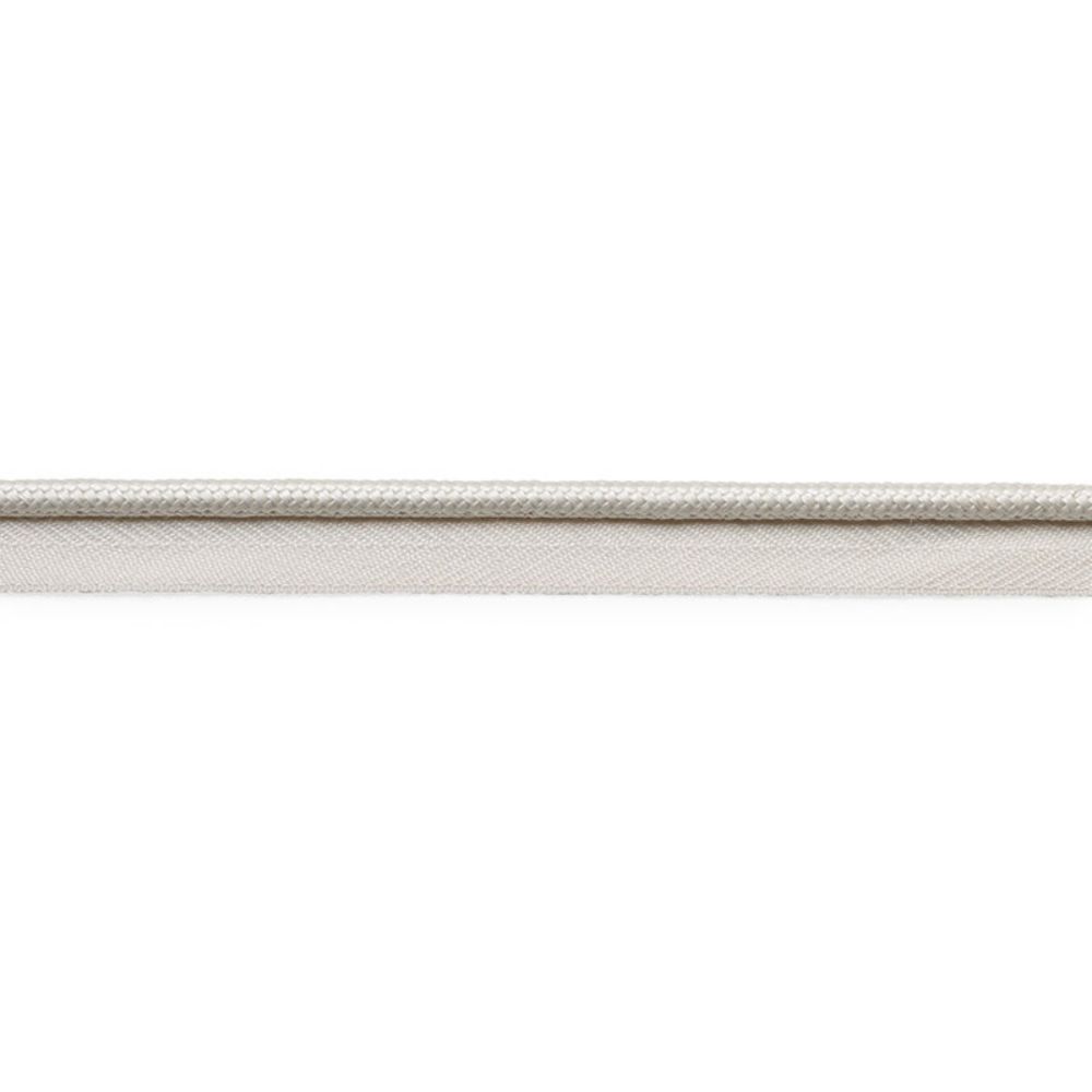 Schumacher 74540 Gustave Silk Lip Cord Medium Trim in Ivory