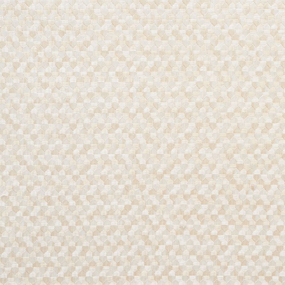 Schumacher 75120 Ivins Embroidery Fabric in Ivory