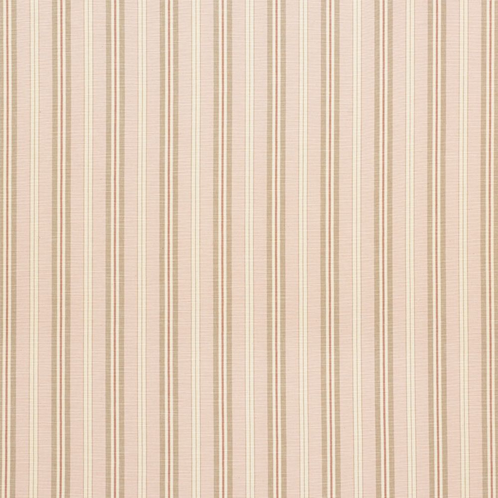 Schumacher 75501 Lewis Stripe Fabric in Blush