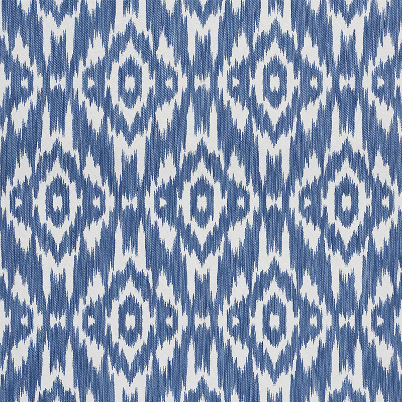 Schumacher 75553 New-Traditional Collection Dorset Fabric  in Indigo