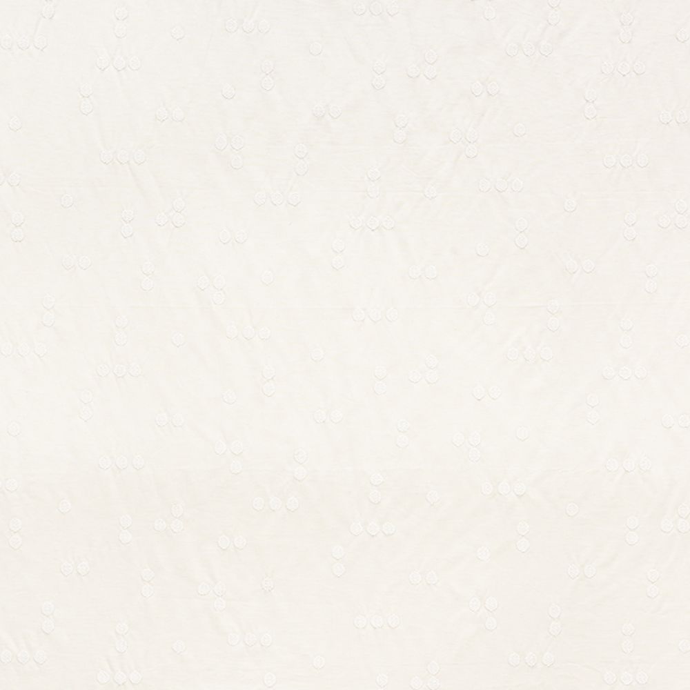 Schumacher 75632 Great Rock Embroidery Fabric in Ivory