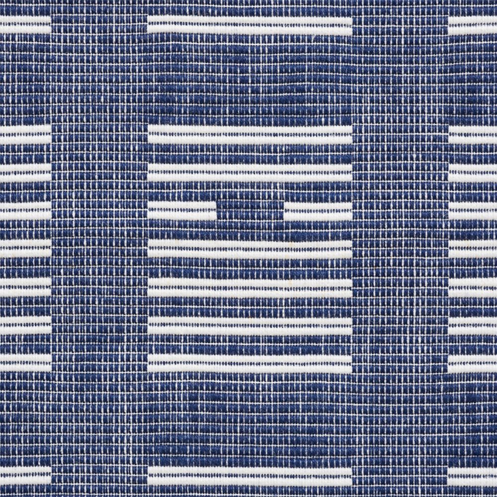 Schumacher 75660 Tiasquam Weave Fabric in Navy