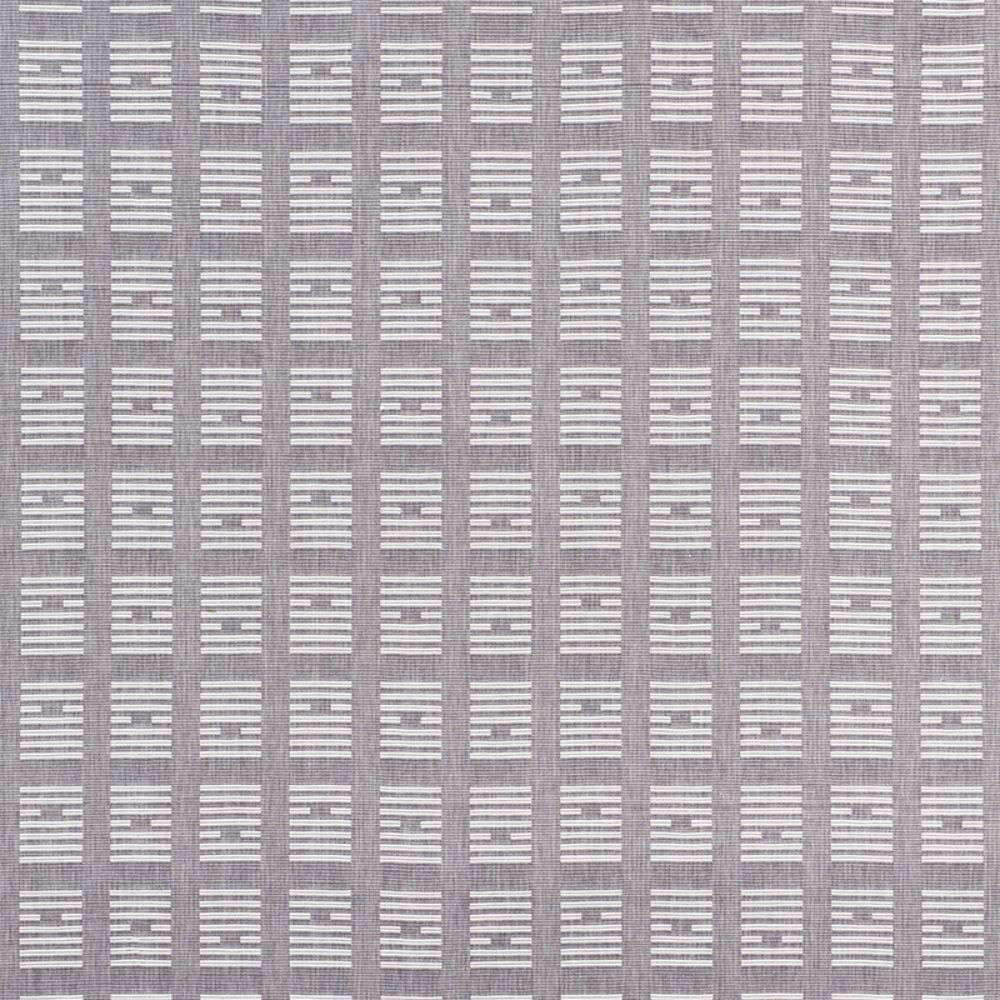 Schumacher 75661 Tiasquam Weave Fabric in Grey