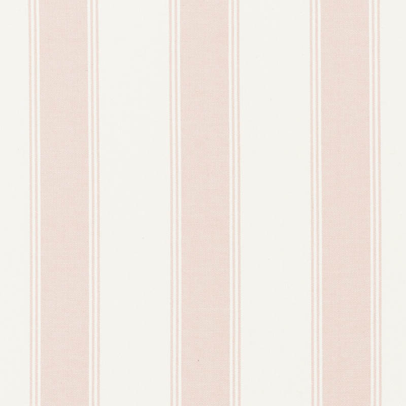 Schumacher 75820 Gazebo-By-Veere-Grenney Collection Rafe Stripe Fabric  in Quiet Pink