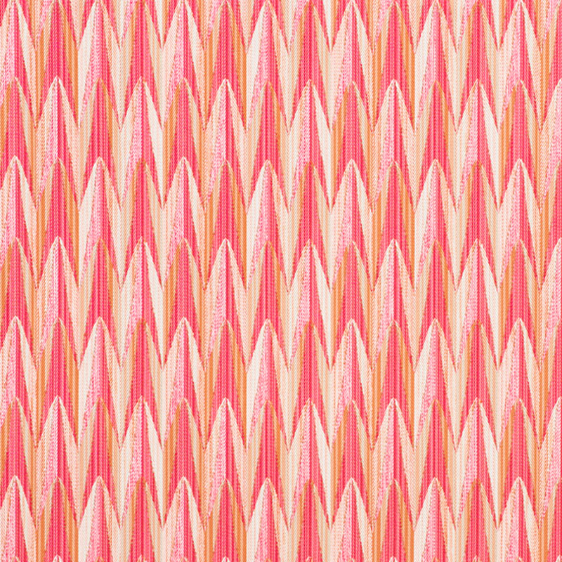 Schumacher 75911 Indooroutdoor-Prints-Wovens-Iii Collection Verdant Fabric  in Pink & Orange
