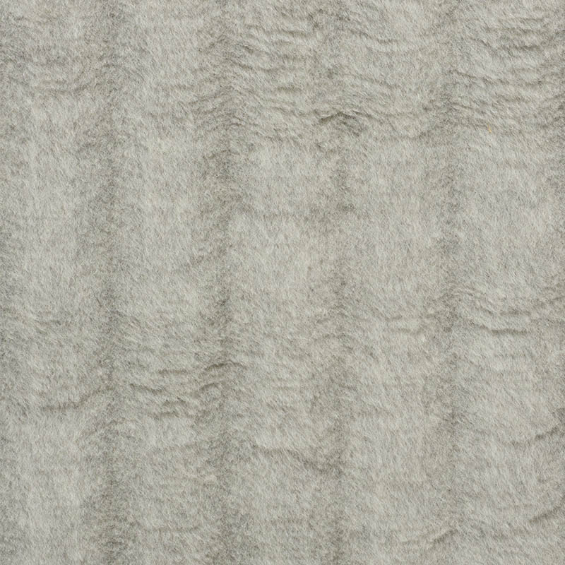 Schumacher 76461 Textures-Ii Collection Tundra Fabric  in Light Grey