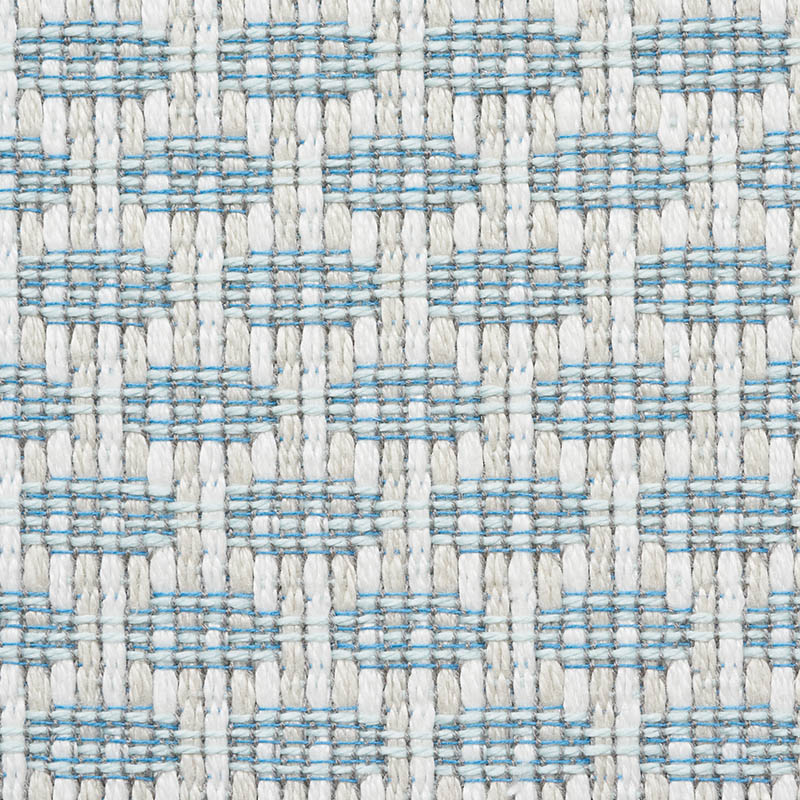 Schumacher 76650 Indooroutdoor-Linen Collection Hickox Fabric  in Sky