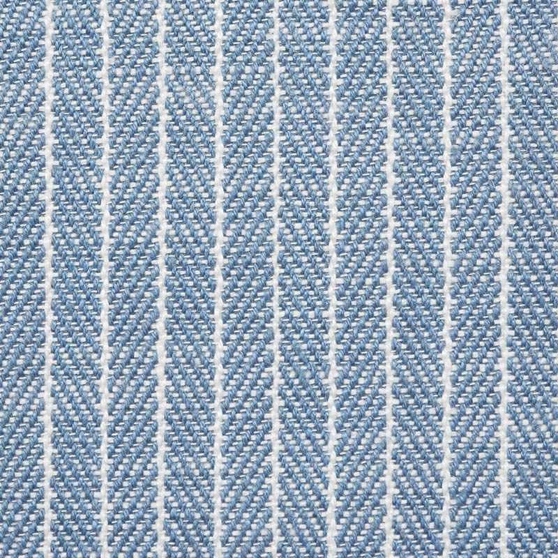 Schumacher 76671 Indooroutdoor-Linen Collection Garter Stripe Fabric  in Sky