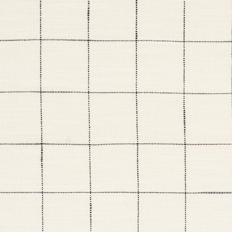Schumacher 76771 Folk-Art Collection Marietta Fabric  in Black