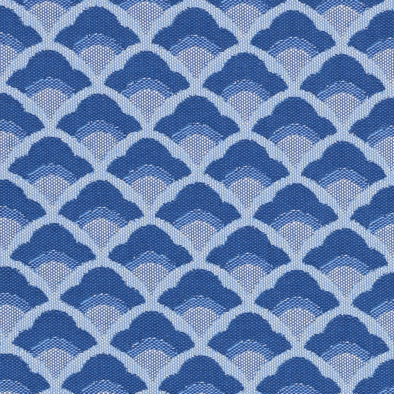 Schumacher 77180 WILHELM Fabric in BLUE